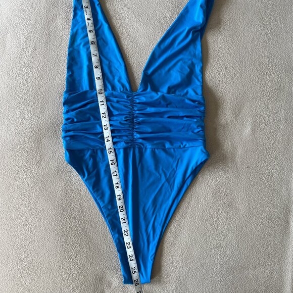 Riot Swim Echo One Piece Moderate Coverage Blue Ocean Water Medium - Picture 8 of 8